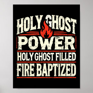 Ghost Power Christelijk Faith Poster