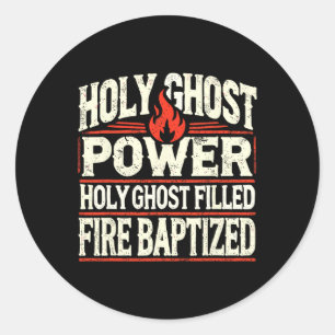 Ghost Power Christelijk Faith Ronde Sticker