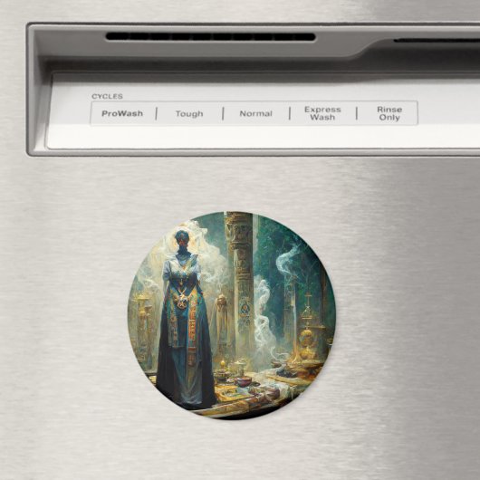 Ghost Priestess Fantasy Magneet (Insitu (Vaatwasser))