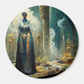 Ghost Priestess Fantasy Magneet (Voorkant)