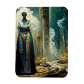 Ghost Priestess Fantasy Magneet (Verticaal)