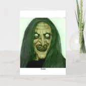 Ghost print mobiele caver folie feestdagenkaart (Achterkant)