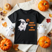 Ghost, pumpkin and diapers on Halloween