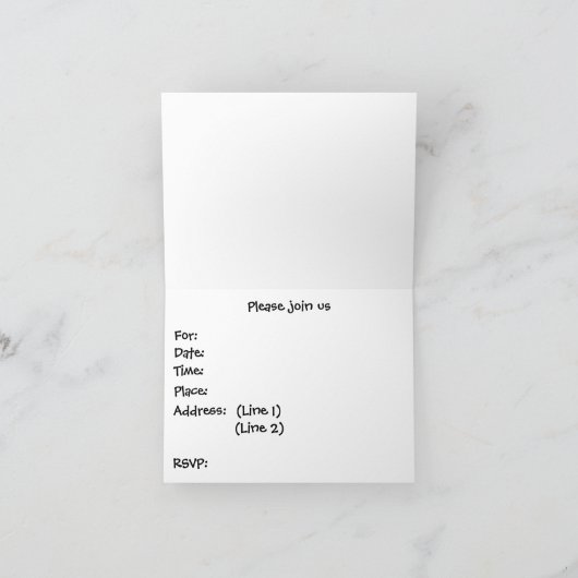 Ghost Pumpkin Funny Halloween Party Uitnodiging (Binnen)