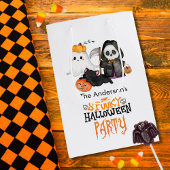 Ghost Pumpkin Grim Reaper Schattigee zwarte kat Ha Medium Cadeauzakje