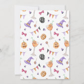 Ghost Pumpkin Spooky Party Verjaardag Kaart (Achterkant)