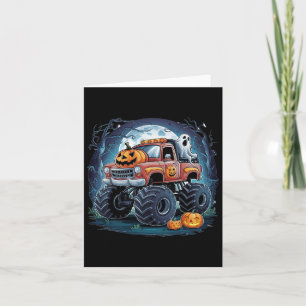 Ghost Pumpkin Spooky Seizoen Halloween Kostuum Kaart