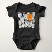 Ghost Pumpkins met een gulzige oranje Baby Romper (Voorkant)