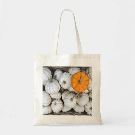 Ghost Pumpkins met een gulzige oranje Tote Bag (Voorkant)