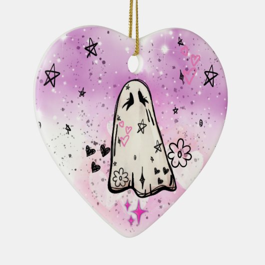 Ghost Punk Doodle Ornament (Rechts)