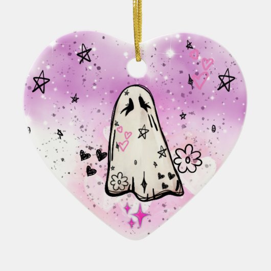 Ghost Punk Doodle Ornament (Voorkant)