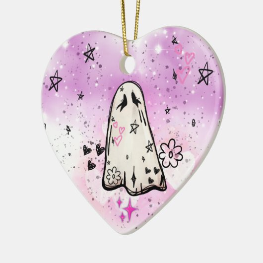Ghost Punk Doodle Ornament (Links)