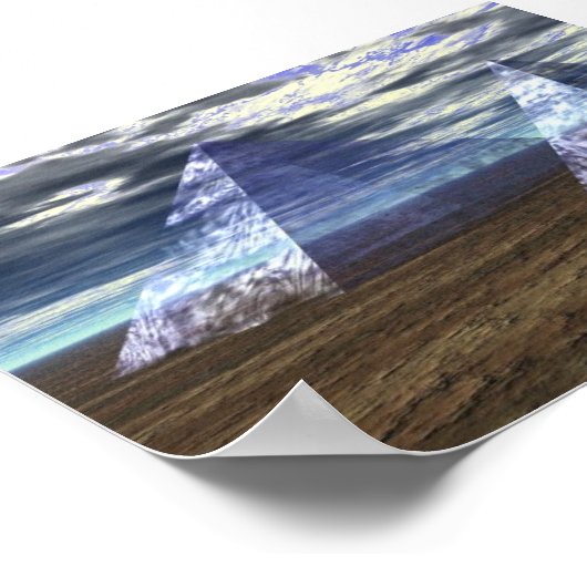 Ghost Pyramids Poster (Hoek)