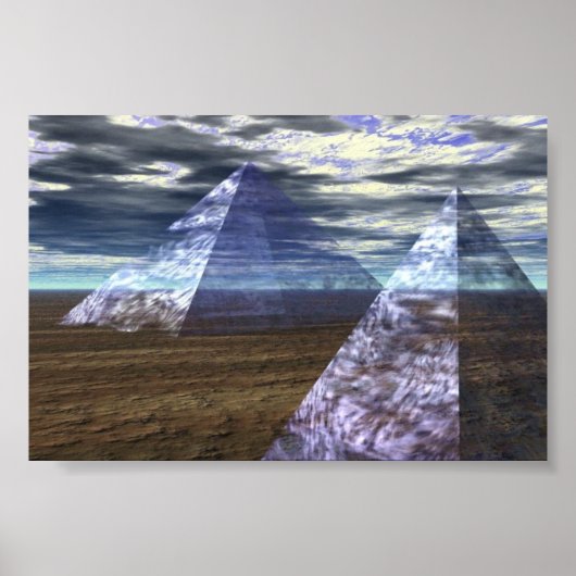 Ghost Pyramids Poster (Voorkant)