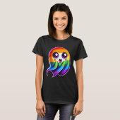 Ghost Rainbow Gay Pride Grappig T-shirt (Voorkant volledig)