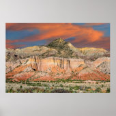 Ghost Ranch Mountain Pastels Poster (Voorkant)