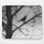 Ghost Raven Mousepad Muismat (Voorkant)