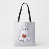 Ghost Reader Tote Bag (Voorkant)