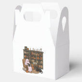 Ghost Reading Boek Kattenliefhebber Halloween Bedankdoosjes (Geopend)