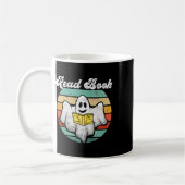 Ghost Reading Book Koffiemok (Links)