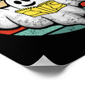 Ghost Reading Book  Poster (Hoek)