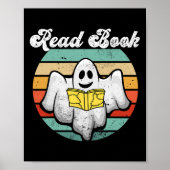 Ghost Reading Book Poster (Voorkant)