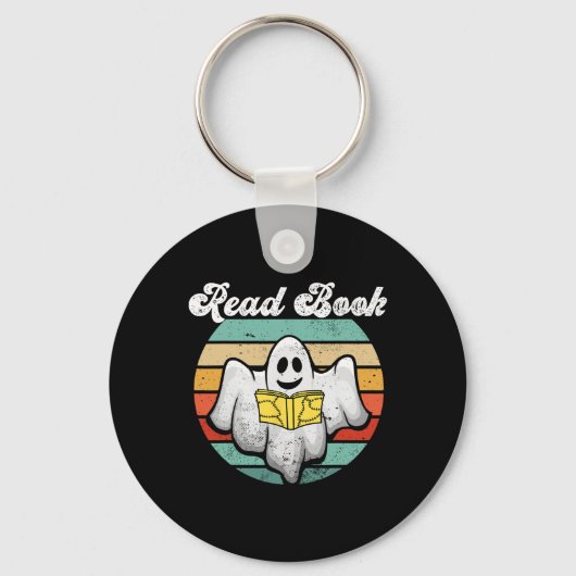 Ghost Reading Book Sleutelhanger (Voorkant)
