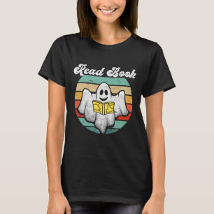 Ghost Reading Book T-shirt