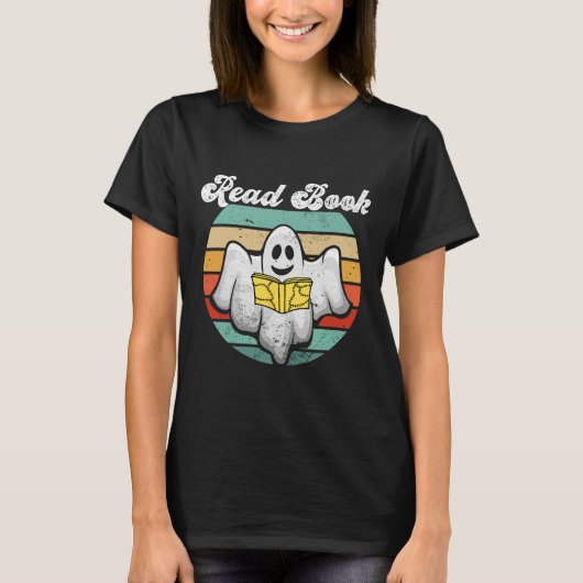 Ghost Reading Book T-shirt (Voorkant)