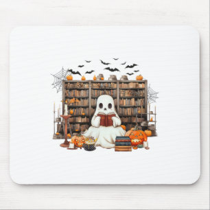 Ghost Reading Books Boekachtige leraar Halloween K Muismat