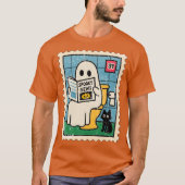 Ghost Reading Newspaper T-shirt (Voorkant)
