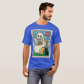 Ghost Reading Newspaper T-shirt (Voorkant volledig)