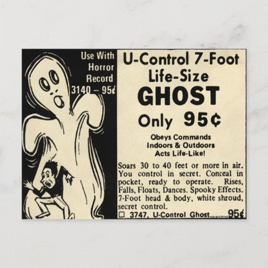  Ghost-reclame Briefkaart (Voorkant)