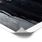 Ghost Red Heart Hands Y Face Halloween Valentines  Poster (Hoek)