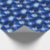 Ghost Reindeer - een spoky Gothmas-wrapppapier Cadeaupapier (Hoek)