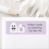 Ghost Return Adres Labels Halloween Bruiloft (Insitu)