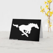 Ghost Ride-Wenskaart Kaart (Gele Bloem)