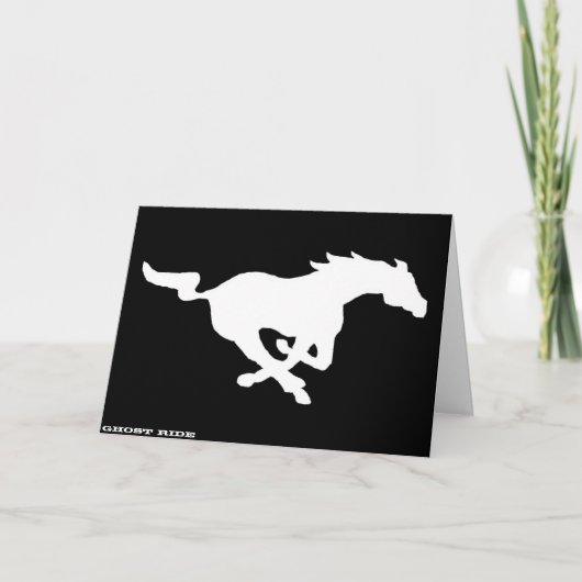 Ghost Ride-Wenskaart Kaart (Voorkant)