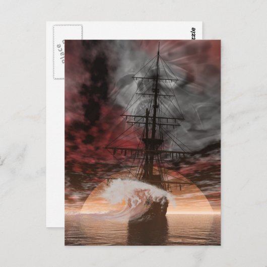 Ghost Rider Briefkaart (Voorkant / Achterkant)