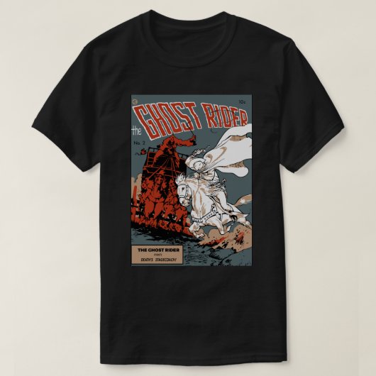 Ghost Rider Comic Hoesje Classic T Shirt (Design voorkant)
