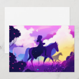 Ghost Rider in de Twilight Feestdagenkaart