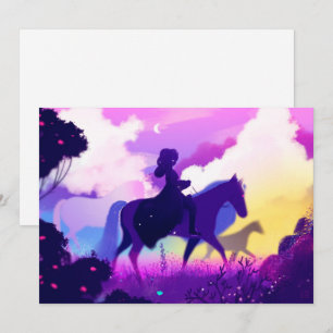 Ghost Rider in de Twilight Feestdagenkaart