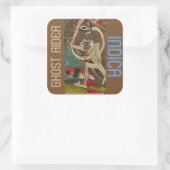 GHOST RIDER INDICA VIERKANTE STICKER (Tas)