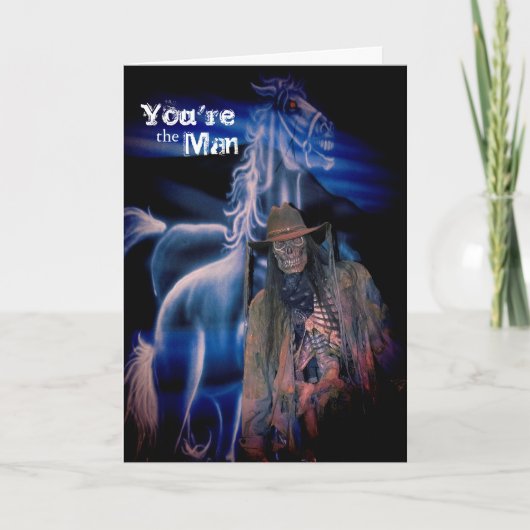 Ghost Rider Over The Hill Funny Verjaardag Kaart (Voorkant)