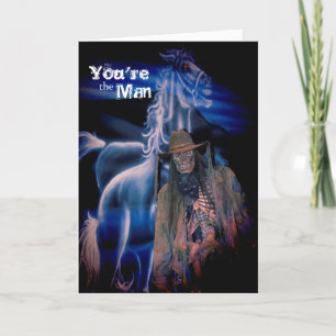 Ghost Rider Over The Hill Funny Verjaardag Kaart