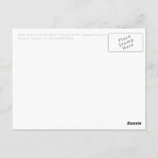 Ghost Rider R513 Briefkaart (Achterkant)