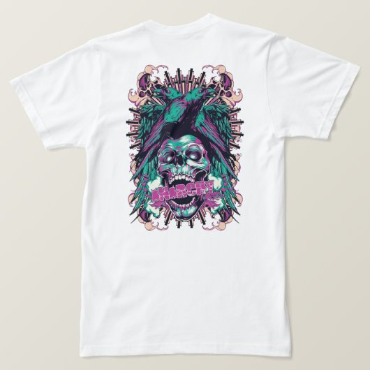 Ghost Rider T-shirt – Flaming Skull & Biker Spirit (Design achterkant)