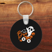 Ghost Rider Truck Monster Halloween Pumpkin Sleutelhanger (Voorkant)