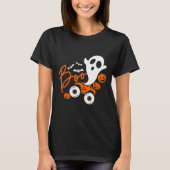 Ghost Rider Truck Monster Halloween Pumpkin T-shirt (Voorkant)
