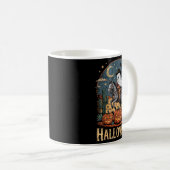 Ghost Riding Horse Halloween Season  Koffiemok (Voorkant rechts)